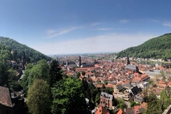 heidelberg panorama schloss neckartal heidelherz